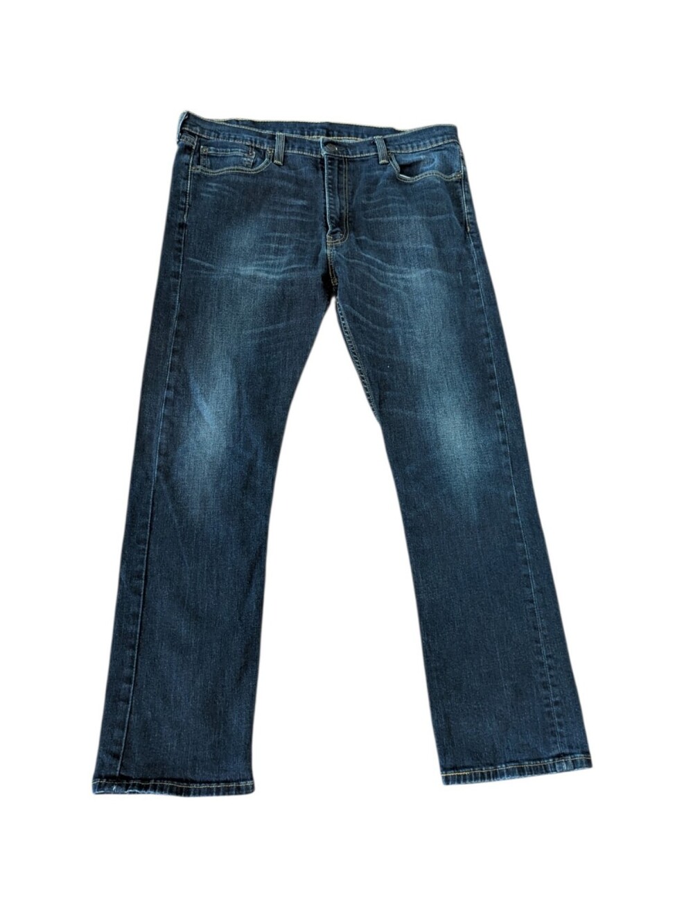 Levi's 513 Men's Dark Wash Straight Leg Denim Jeans Classic Normcore W38 L32